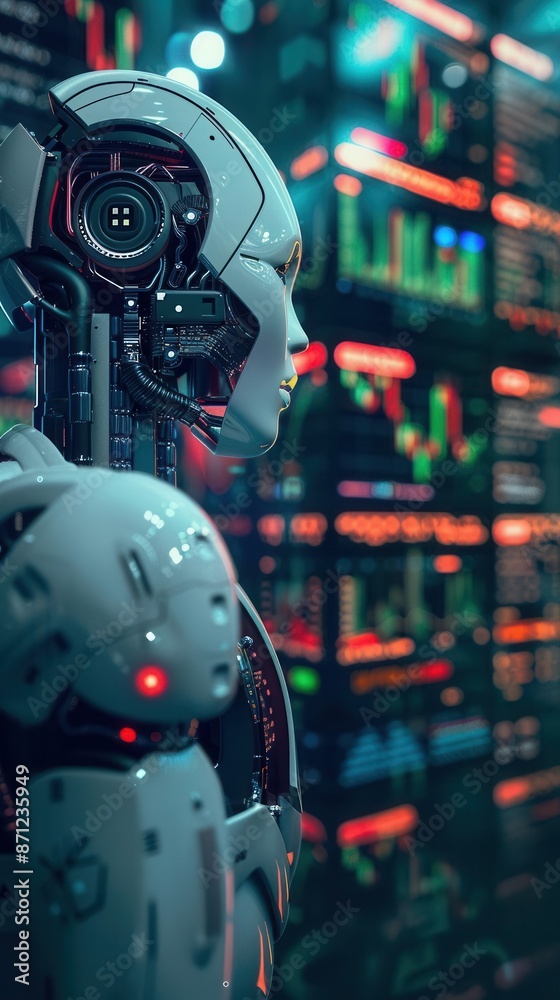 Digital Transformation. Artificial intelligence in finance concept Digital Transformation. Artificial intelligence in finance concept