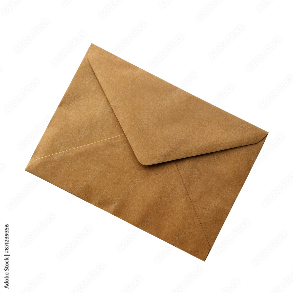 Brown Envelope Isolated On White Background Brown Envelope Isolated On White Background