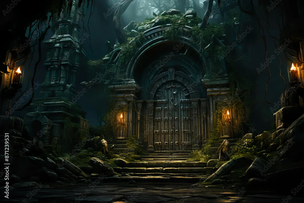 Entrance of the Elusive Eclipses: Mystical Portal Awaits Fantasy wallpaper Entrance of the Elusive Eclipses: Mystical Portal Awaits Fantasy wallpaper
