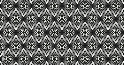 Seamless pattern design with ornament motifs template wallpaper 