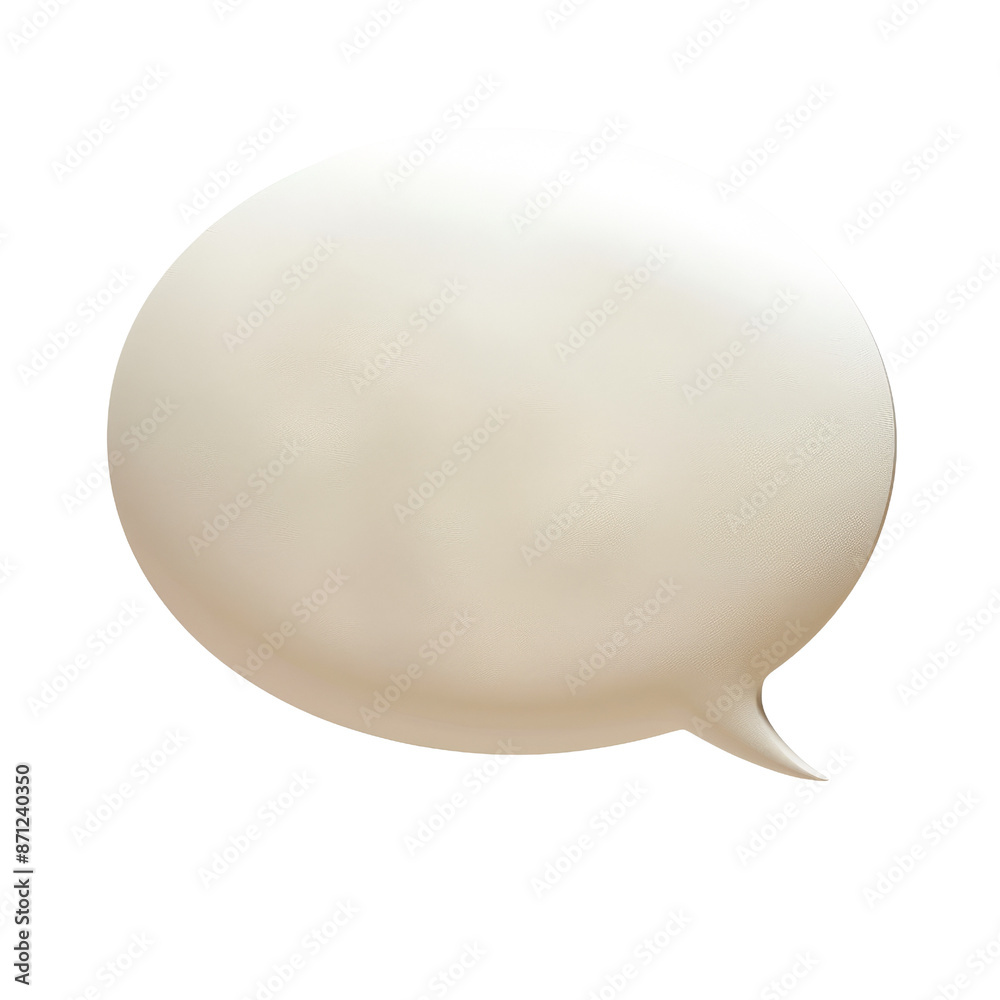 Beige Speech Bubble Beige Speech Bubble