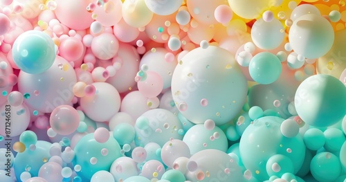 Pastel Bubble Background