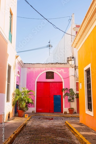 Colorful Alley in Old San Juan photo