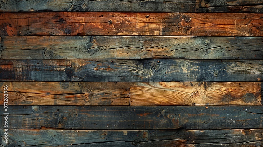 Rustic wood grain texture with natural imperfections and rich, earthy tones, ideal for rustic decor. , Minimalism,