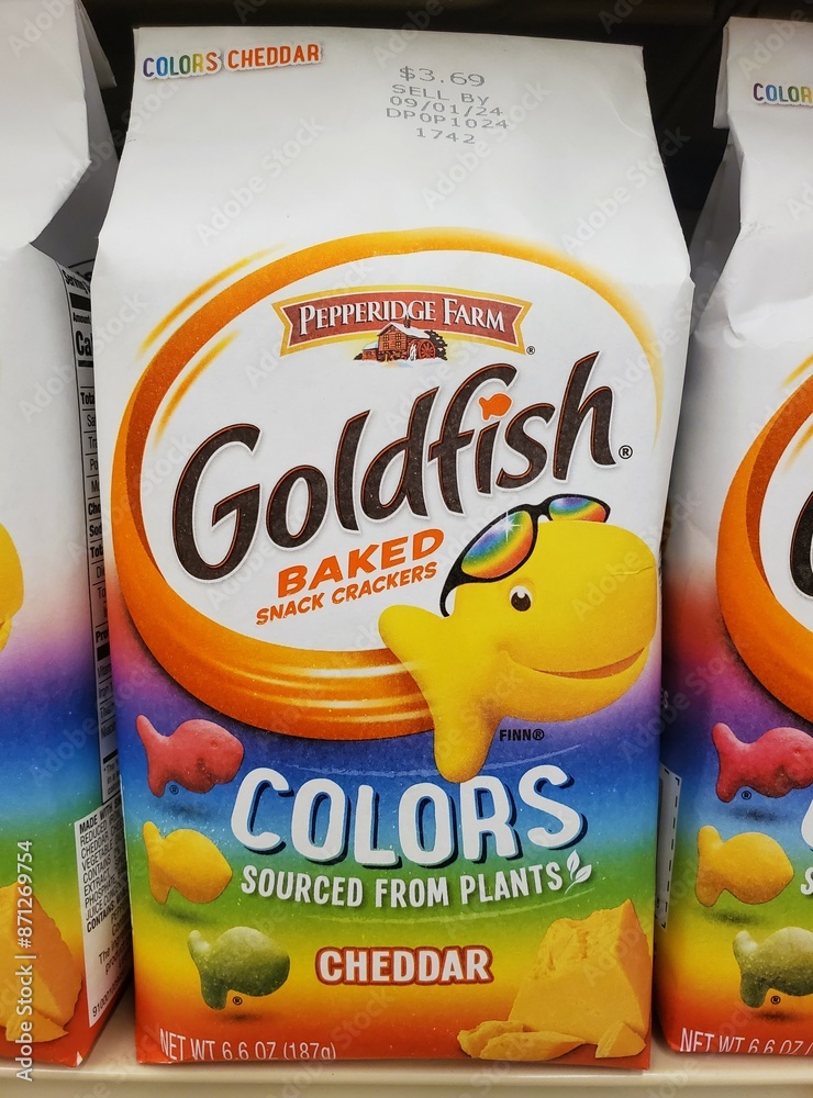 Wilmington, Delaware, U.S - June 26, 2024 - Closeup of the baked ...