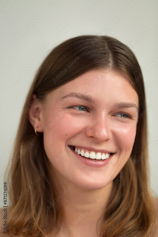 Smiling model Smiling model