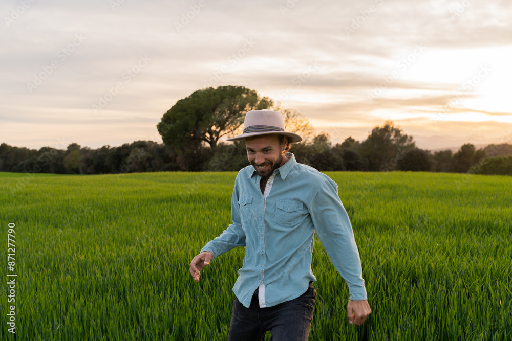 man walking in nature man walking in nature