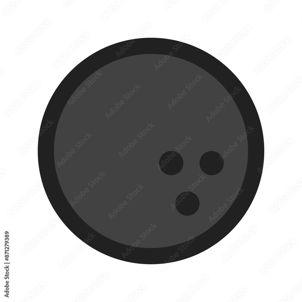 Fototapeta premium bowling line color icon