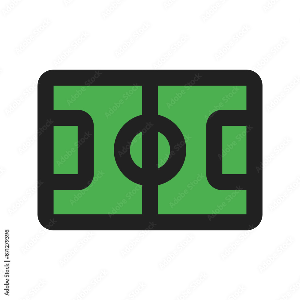 football field line color icon football field line color icon