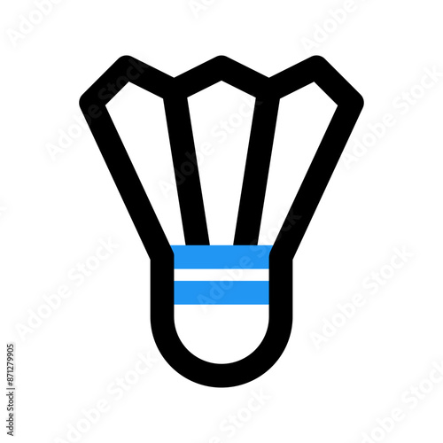 shuttlecock line color icon