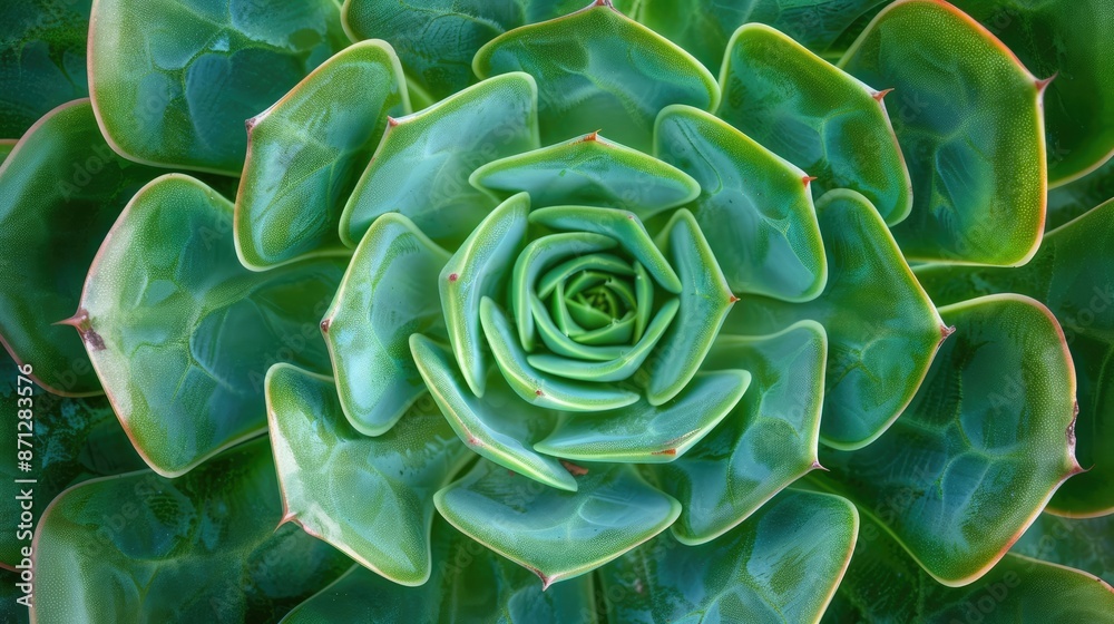 Discover the intricate geometry of a succulent's symmetrical rosette Discover the intricate geometry of a succulent's symmetrical rosette