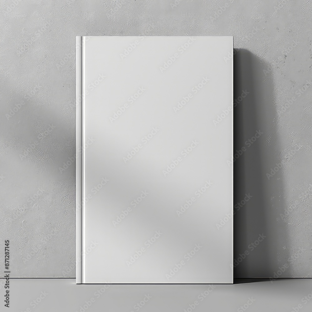 Minimalistic blank book cover mockup Minimalistic blank book cover mockup