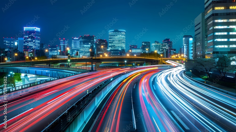 Neon road. Vector illustration of a road in a big city. Neon road background. Neon road. Vector illustration of a road in a big city. Neon road background.
