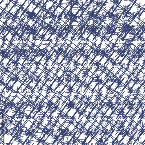 The texture consists of noisy elements in the form of lines, needles and lattices.