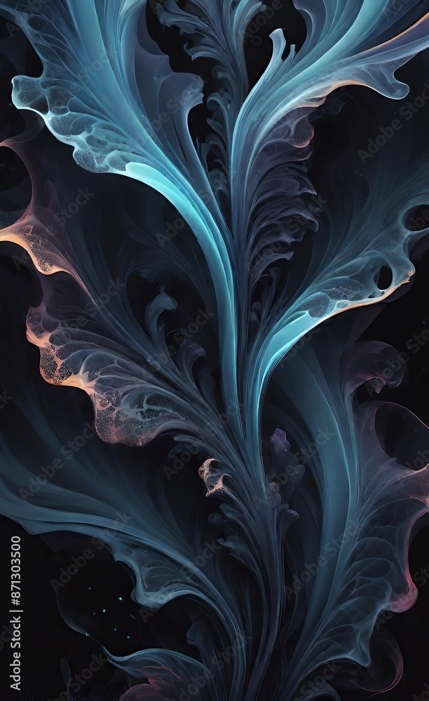 Obraz premium abstract background with swirls