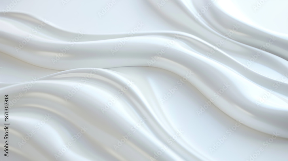 Abstract gray wavy stripes pattern on white background Abstract gray wavy stripes pattern on white background