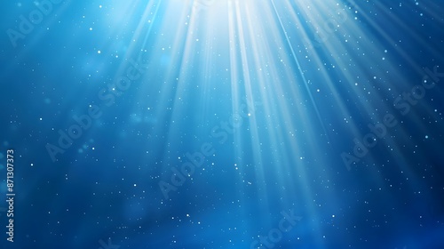 blue sun burst background