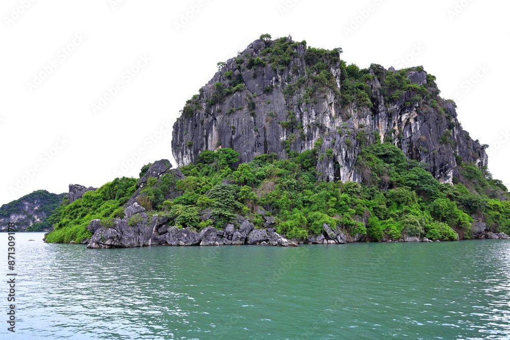 Ha Long Bay, limestone islands at Thanh pho Ha Long, Quang Ninh, Vietnam Ha Long Bay, limestone islands at Thanh pho Ha Long, Quang Ninh, Vietnam