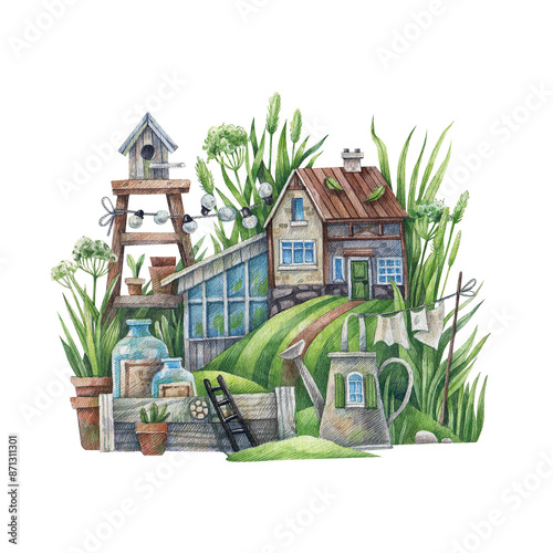 Cozy April house