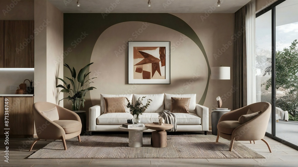 Fototapeta premium modern living room