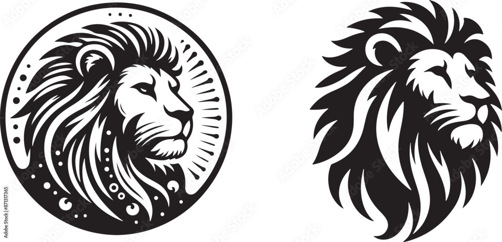 Fototapeta premium Roar of the Wild King of Beasts
