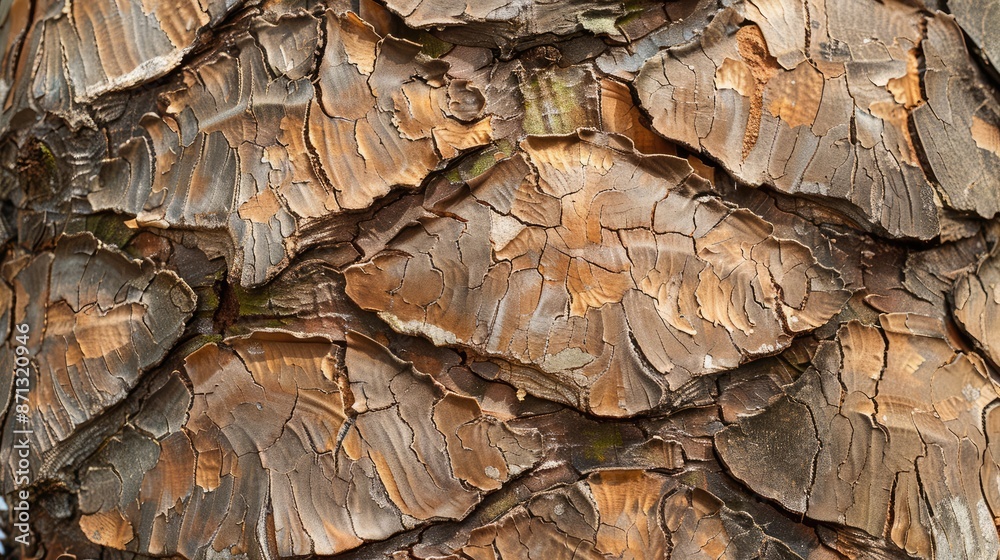 Palm tree bark texture with rough patterns Palm tree bark texture with rough patterns