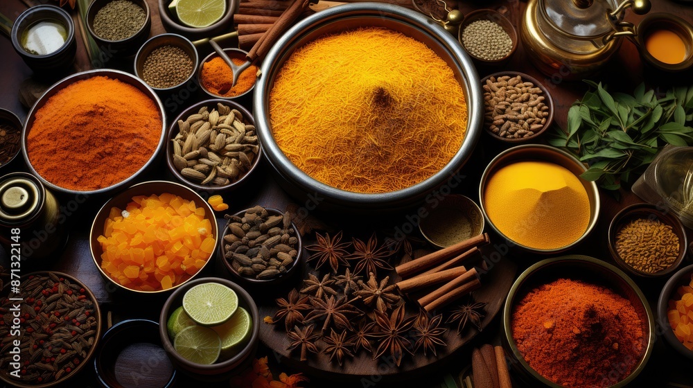 a variety of food including rice, vegetables, and rice. a variety of food including rice, vegetables, and rice.