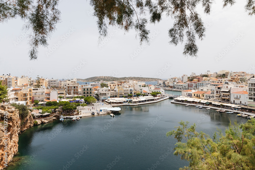 Agios Nikolaos, characteristic village in Crete Agios Nikolaos, characteristic village in Crete