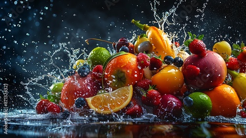 Vibrant Fruit Splash
