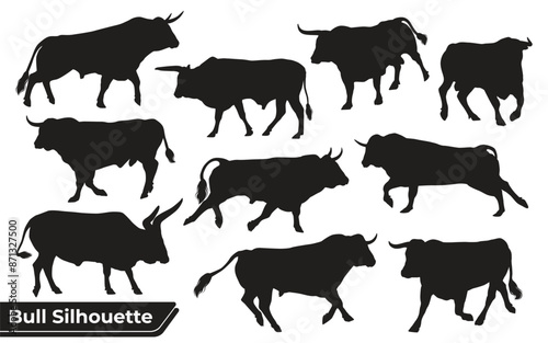 Cow silhouette Vector Bundle