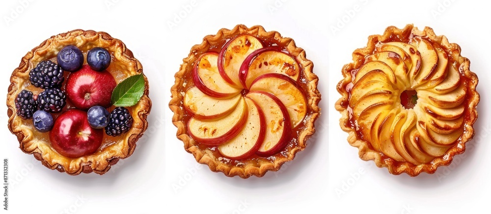 Assortment of Mini Fruit Pies: Apple and Berry Assortment of Mini Fruit Pies: Apple and Berry