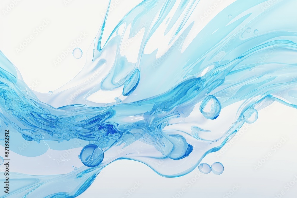 Abstract Blue Water Splash Background Abstract Blue Water Splash Background