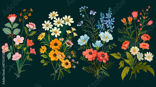 background with flowers