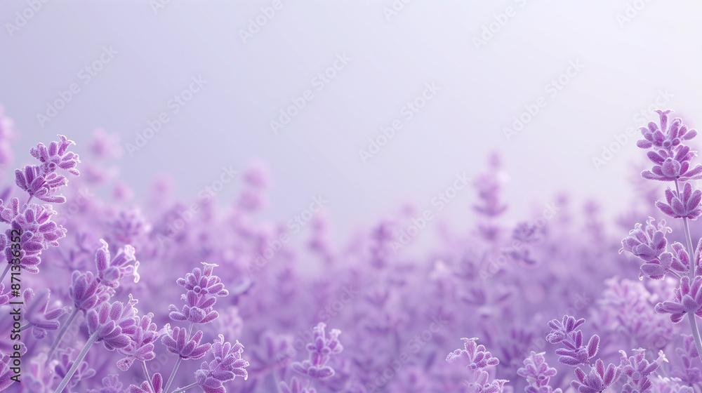 Naklejka premium lavender field background