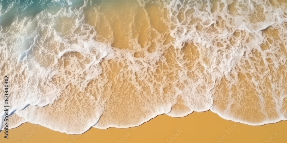 Sea Foam on Golden Sand Sea Foam on Golden Sand