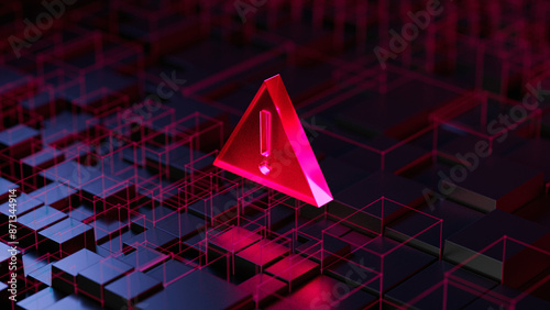 ネットワークシステムの背景素材