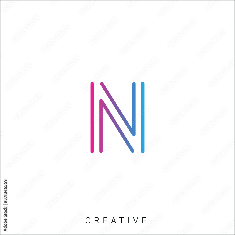 N Creative Latter Logo Design. By Custom Branding Logo. Creative Logo Design. Logo Template. Vector illustration. Modern Design. Monogram Design N Creative Latter Logo Design. By Custom Branding Logo. Creative Logo Design. Logo Template. Vector illustration. Modern Design. Monogram Design