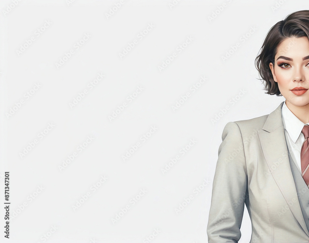 portrait of a businesswoman in suit portrait of a businesswoman in suit