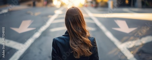 Person making a career change decision, job loss, new opportunities