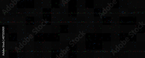 Static RGB noise. Interference lines texture. Glitch vhs pixel noise stripes wallpaper. Lost or bad TV signal. Rippled video tape background. Image distressed backdrop effect. Vector rgb crt tv screen