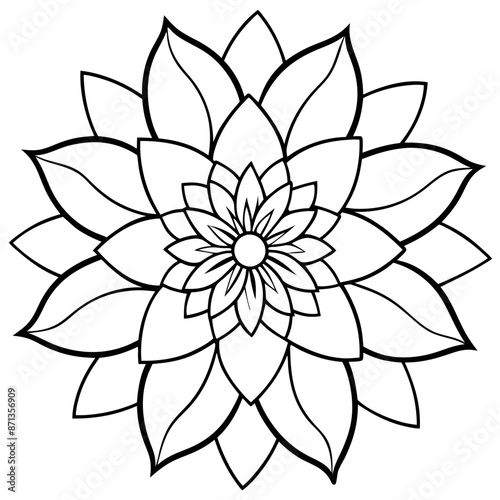 A beautiful flower arrangement Coloring sheets
