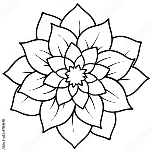 A beautiful flower arrangement Coloring sheets
