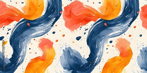 Abstract seamless pattern with modern and stylish design for desktop wallpapers