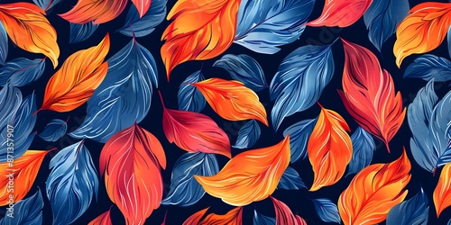 Abstract seamless pattern with modern and stylish design for desktop wallpapers