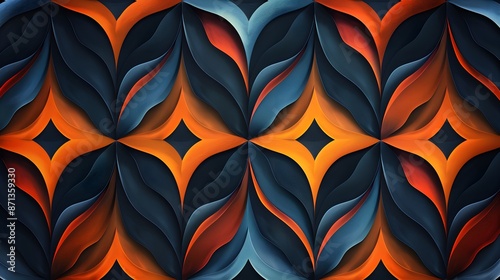 Abstract seamless pattern with modern and stylish design for desktop wallpapers