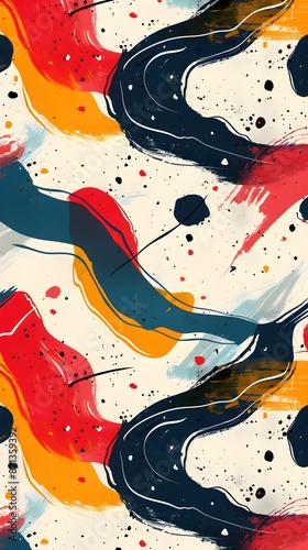 Abstract seamless pattern with modern and stylish design for desktop wallpapers