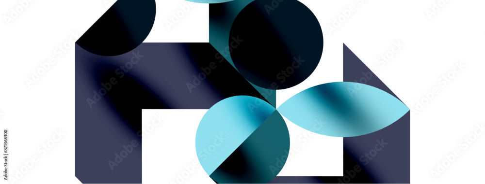 Circle pattern, round elements with lines and arrows composition for wallpaper, banner, background or landing Circle pattern, round elements with lines and arrows composition for wallpaper, banner, background or landing