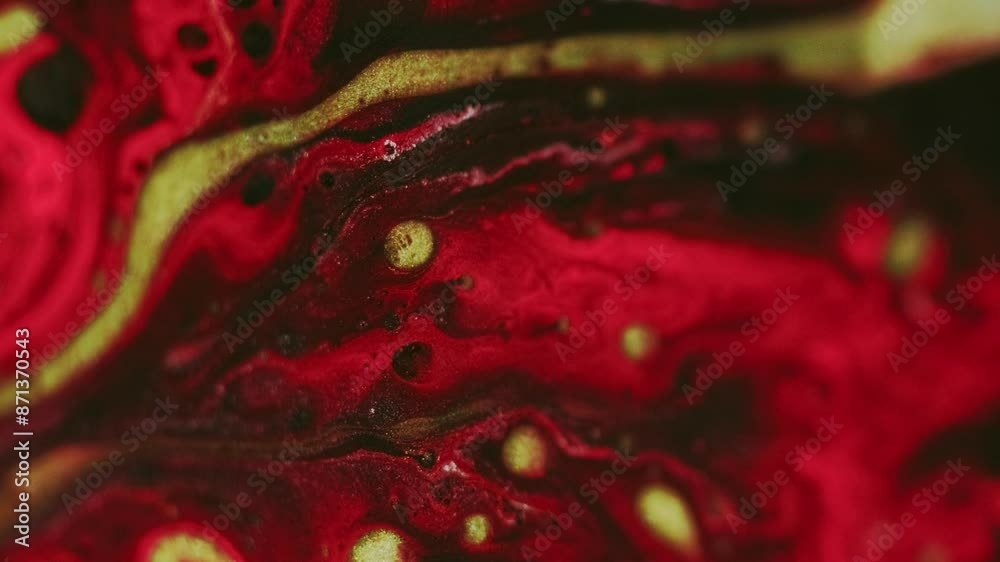 Ink drip. Glitter oil fluid. Blur bright pink gold black color shiny shimmering texture emulsion blend droplets spill wave abstract art background. Ink drip. Glitter oil fluid. Blur bright pink gold black color shiny shimmering texture emulsion blend droplets spill wave abstract art background.
