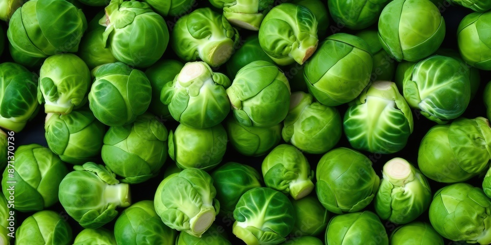 Close-up of Fresh Brussels Sprouts Close-up of Fresh Brussels Sprouts