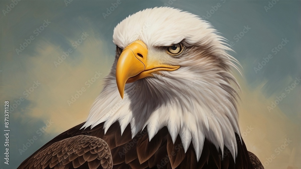 Obraz premium american bald eagle